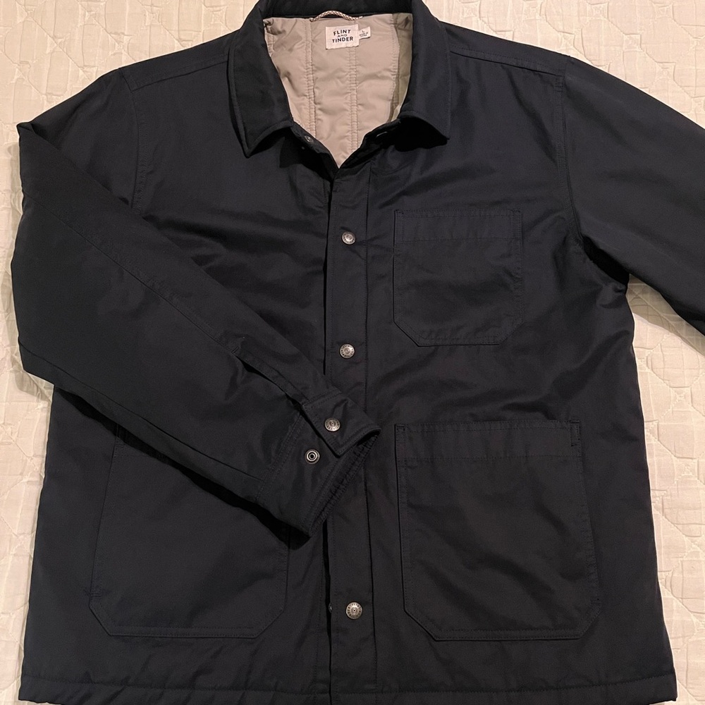 Flint and Tinder Chore Jacket - Men’s Large - Navy